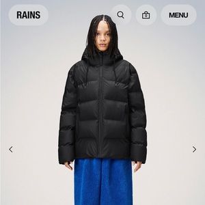 Rains Alta puffer jacket black